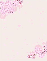 Cherry Blossoms Floral Stationary Paper 8.5&quot; X 11&quot; 140 Pcs Cherry Blossoms Lette - £20.15 GBP