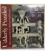NEW - UTTERLY PUZZLED COW PUZZLE BEVERLY JOHNSON 18x24 - $240.37 MXN