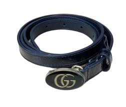 Gucci Belts Leather mini gg belt and enameled buckle 403777 - £262.98 GBP
