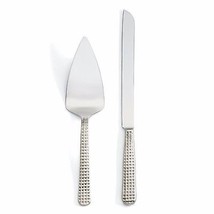 Michael Wainwright Manhattan Platinum Wedding Cake Server and Knife Set NEW - $82.00