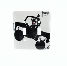 Light Switch Cover 3d Rose Dude Image Switch Cover  5 x 5 Inches - $3.46