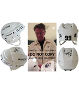 Wayne Gretzky Signed Los Angeles Kings Hockey Helmet Exact Proof COA.Aut... - £1,012.75 GBP