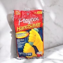 NEW/SEALED Playtex Handsaver Flexstrong Yellow Gloves Large Discontinued... - $203.18 MXN