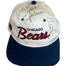 Vintage Sports Specialties Chicago Bears Hat 3 Signed Script Anderson Ha... - $186.79