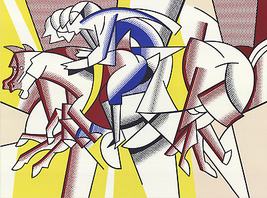 Roy Lichtenstein The Red Horse Man, 1975 - £297.58 GBP