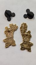 Disney Parks CHIP & DALE Christmas Pin Set Acorn & Nut Gift Wrapped PINS image 3