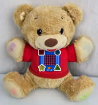 Fisher Price Sing and Learn Teddy Bear 2008 Laugh Plush Interactive Lear... - $363.13 MXN