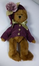 The Bearington Collection 12 1/2&quot; Plush Bear Fall Decor Outfit - £15.78 GBP
