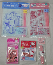 Sanrio Characters Slider Bag Zip Top Baggie Lot Lunchbox Strap Milk Clip... - $22.95
