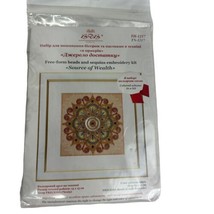 Source Of Wealth Free Form Bead Sequins Mandala Hand Bead Embroidery Kit - $34.64