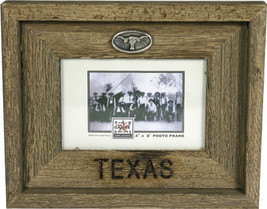 Rustic Texas Country Barnwood Picture Frame 4x6 - $19.95