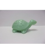 Fenton Glass Jadeite Jade Green Turtle Figurine Mosser Made In USA - £91.15 GBP