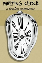 Salvador Dali Style Surrealistic  &quot;Melting Clock&quot; - £24.04 GBP