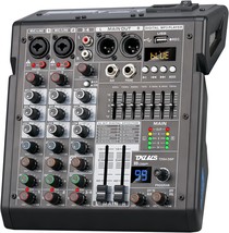 Professional Audio Mixer: Tklbls Sound Board Mixing Console, And Live St... - £94.96 GBP