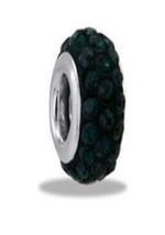DaVinci Beads May Emerald Birthstone 3 Row Crystal Bead #DB35-8 - £7.06 GBP