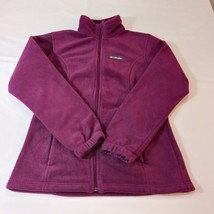 Columbia Sportswear XL1322 Women’s Red Fleece Jacket Zipper Pockets Logo... - €16,94 EUR