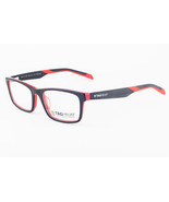 Tag Heuer URBAN 555 002 Shiny Black Red Eyeglasses T555-002 55mm - $189.05
