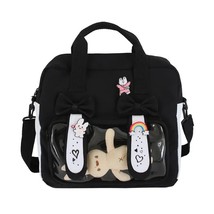 Bunny Ita Bag Backpack Cute  Ears  Bag Kawaii Girls Pink Backpack Bag with PVC T - £117.67 GBP