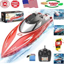 Rechargeable RC Boat - 20+ MPH, Low Battery Alarm, Perfect Gift for Kids... - $1,843.31 MXN