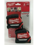 5Milwaukee - 48-22-0125G - 25 ft. Magnetic Tape Measure - 2-Pack - £46.35 GBP