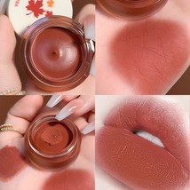 QIBEST Lip Glaze Velvet Matte Lip Rouge Waterproof Lip Gloss Long Lasting Nude L - £31.26 GBP