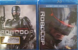 ROBOCOP-1987 Original Robo Cop+2014 Remake-Peter Weller-Gary Oldman- NEW BLU RAY - £9.56 GBP