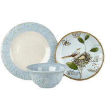 Fitz &amp; Floyd Toulouse Blue 12PC Dw - $257.39