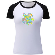 New Sea Turtle Design Womens Girls T-Shirt Graphic Tee Sports Gym T-Shirts Tops - £14.11 GBP