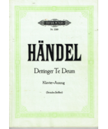 Handel, Dettinger Te Deum, Karl Straube, Max Seiffert, Book - $6.88