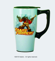 Transformers Optimus Prime Animation Figure 14 oz Ceramic Travel Mug, NEW UNUSED - $14.46