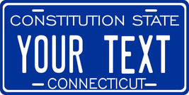 Connecticut 1980 License Plate Personalized Custom Auto Bike Motorcycle Moped  - £8.64 GBP+
