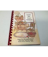 Vintage 1983 Cookin&#39; With Grace Volume 2 Cookbook Baptist Church Broken ... - £13.21 GBP