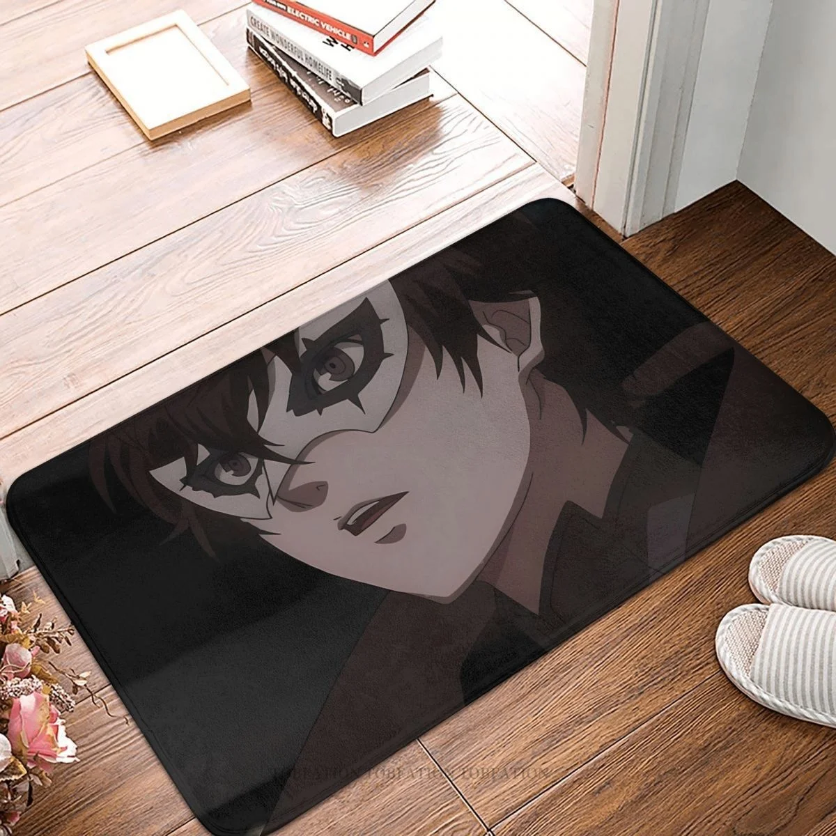 Persona 5 Anti-Slip Doormat Living Room Mat Cool Balcony Carpet Entrance Door Ru - $15.99