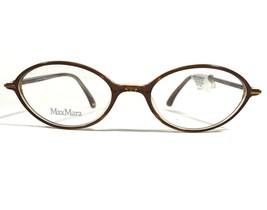 Max Mara MM 254 R01 Eyeglasses Frames Brown Round Full Rim 45-17-130 - £25.98 GBP