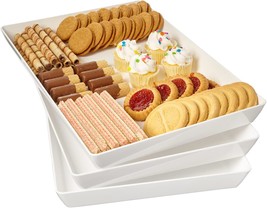 Us Acrylic Avant 15&quot; X 10&quot; Plastic Stackable Serving Tray,, Made In The Usa. - £31.49 GBP