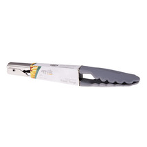 Appetito Stainless Steel Tongs w/ Nylon Head 24cm (Charcoal) - £27.45 GBP