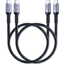 1.5Ft Usb 4 Cable 2 Packs 40Gbps Usb 4 Cable With 240W Fast Charging And 8K Vide - £32.76 GBP