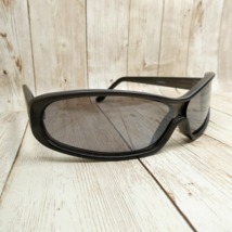 Fusion Eyeware Matrix Matte Black Wrap Fashion Sunglasses - New, Old Stock - $295.82 MXN