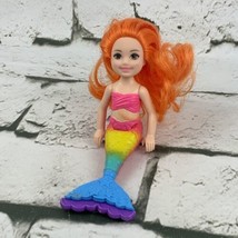 Barbie Dreamtopia Rainbow Cove Chelsea Mermaid Doll Orange Hair - £7.75 GBP