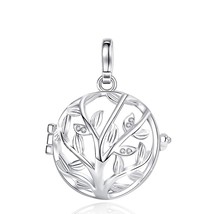20mm fashion Crystal Tree Pendant Aromatherapy Locket Diffuser tree of Life Neck - £20.62 GBP