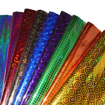 Holographic Metallic Gift Paper Wrapping Sheets 65cm X 45cm Pack of 25-S... - £4.63 GBP