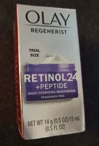 3 Olay Regenerist Retinol 24 Night Facial Moisturizer Fragrance-Free 0.5 oz (D9) - £23.67 GBP