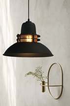 Lantern Black Chandelier Single Pendant Lamp Kitchen Children&#39;s Room Living Room - £74.34 GBP