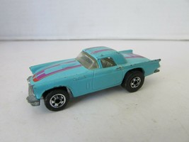 Mattel Hot Wheels Diecast Car 1977 Aqua 1950&#39;S Thunderbird Hong Kong H2 - $3.62