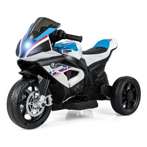 12V Kids Ride On Motorcycle Licensed Bmw 3 Wheels Electric Toy W/ Light ... - £185.18 GBP
