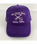 Vintage Renfro Valley Blue Grass Music At It&#39;s Best Snapback Hat Cobra Caps - $753.01 MXN