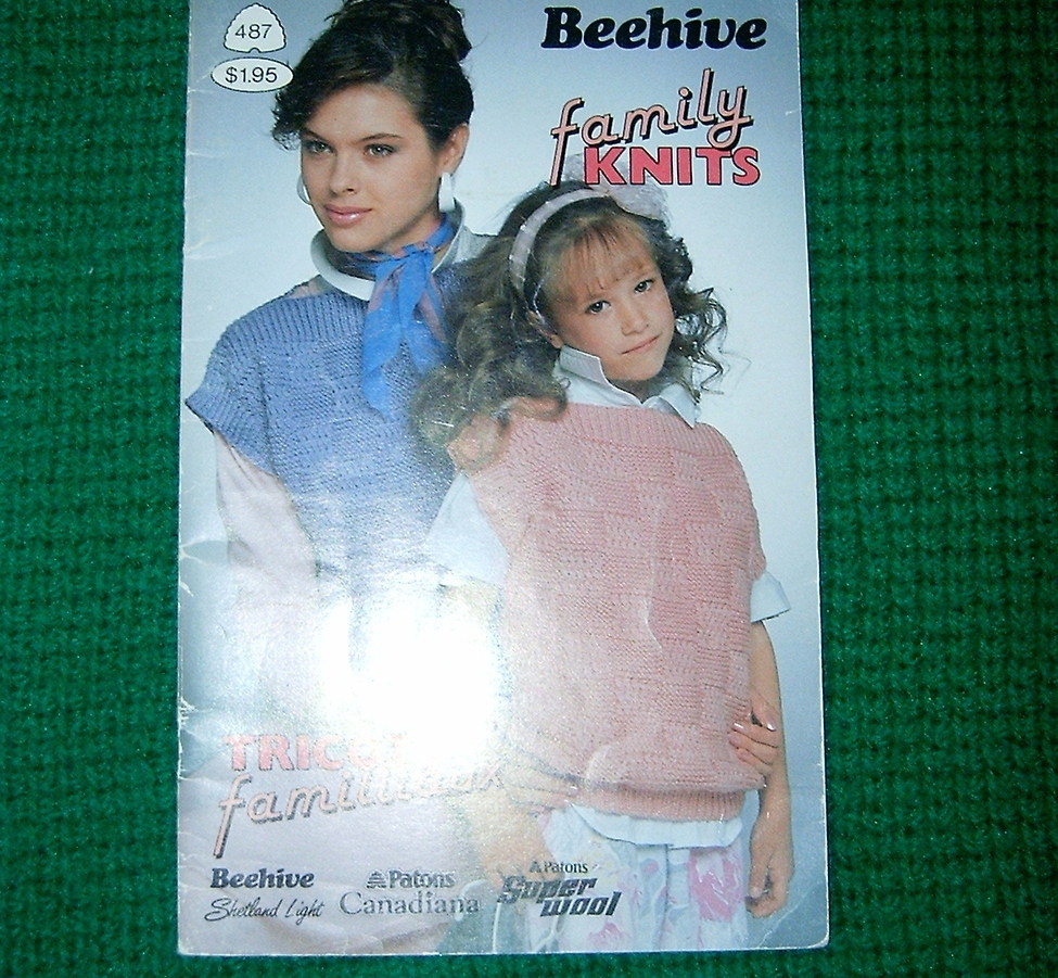 Patons, Beehive Family Knits Patterns Book No. 487 - $3.00