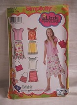 Simplicity Lizzie McGuire 5119 Sewing Pattern Size AA 8~16 Skirts Tops Purse NOS - £5.53 GBP