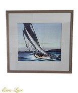 SANDOR BERNATH  1892-1984 SIGNED NAUTICAL SAILBOAT OCEAN WATERCOLOR PAIN... - $1,650.00