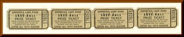 1974 Chippewa Lake Park Skee Ball Tickets, Chippewa Lake, Ohio/OH, Amuse... - $6.00